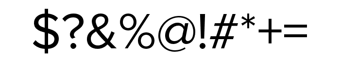 Proxima Nova Condensed Regular Font OTHER CHARS