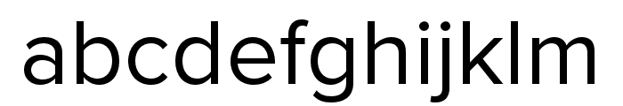 Proxima Nova Condensed Regular Font LOWERCASE