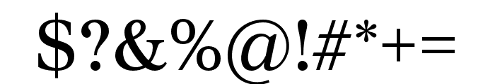 Proxima Sera Regular Font OTHER CHARS