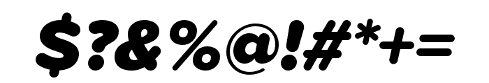 Proxima Soft Black Italic Font OTHER CHARS
