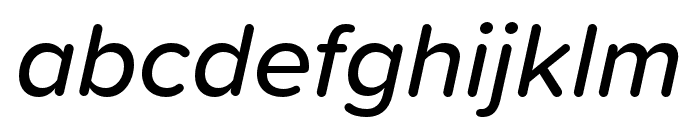 Proxima Soft Condensed Medium Italic Font LOWERCASE