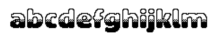 Puffin Arcade Chrome Font LOWERCASE