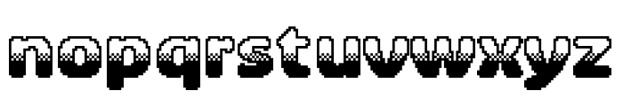 Puffin Arcade Wipe Font LOWERCASE