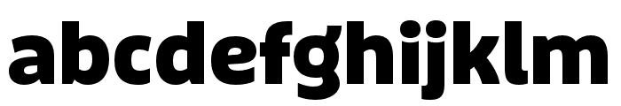 Puffin Display ExtraBold Font LOWERCASE