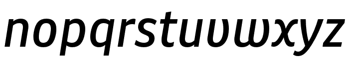 Puffin Display Medium Italic Font LOWERCASE