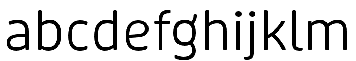 Puffin Display Soft Light Font LOWERCASE