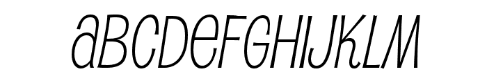 Pupcat Light Italic Font LOWERCASE