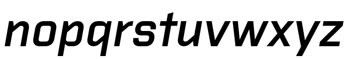 Purista SemiBold Italic Font LOWERCASE