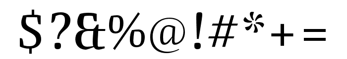 Quador Display Italic Font OTHER CHARS