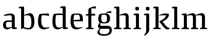 Quador Display Regular Font LOWERCASE