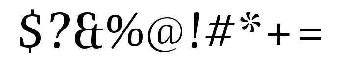 Quador Italic Font OTHER CHARS