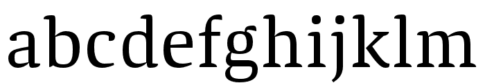 Quador Regular Font LOWERCASE