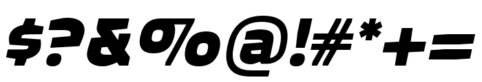 Quagmire Bold Italic Font OTHER CHARS