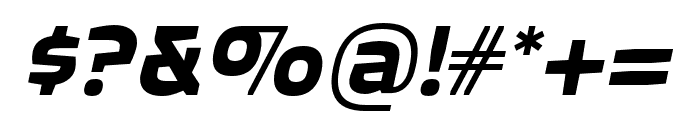 Quagmire SemiBold Italic Font OTHER CHARS