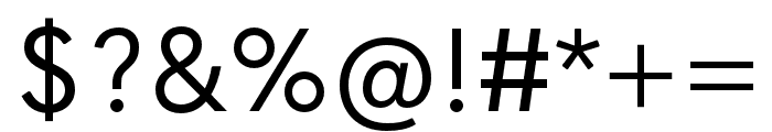 Quasimoda Regular Font OTHER CHARS