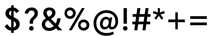 Quasimoda SemiBold Font OTHER CHARS
