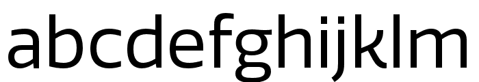 Quatro Regular Font LOWERCASE