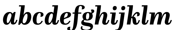 Questa Bold Italic Font LOWERCASE