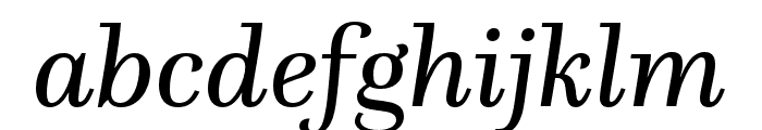 Questa Italic Font LOWERCASE