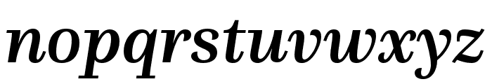 Questa Medium Italic Font LOWERCASE