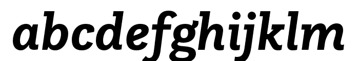 Questa Slab Bold Italic Font LOWERCASE