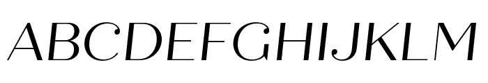 Quiche Display Italic Font UPPERCASE