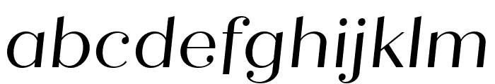 Quiche Display Italic Font LOWERCASE