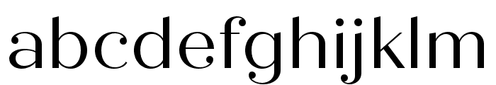 Quiche Display Regular Font LOWERCASE