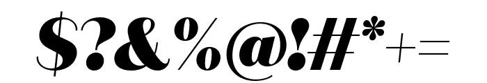 Quiche Sans Black Italic Font OTHER CHARS