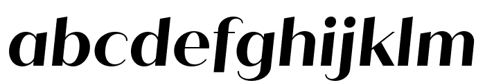 Quiche Sans Bold Italic Font LOWERCASE