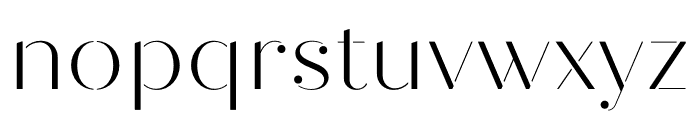 Quiche Stencil Black Font LOWERCASE