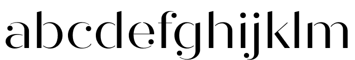 Quiche Stencil Regular Font LOWERCASE