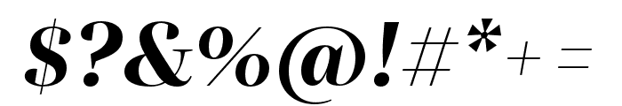 Quinn Display ExtraBold Italic Font OTHER CHARS