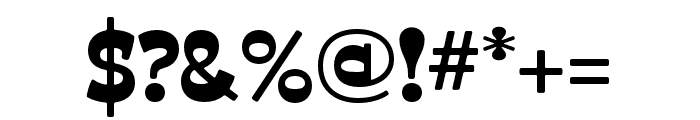 Quirkwood Chunky Bold Bright Font OTHER CHARS