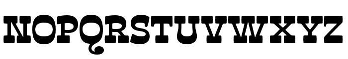 Quirkwood Chunky Bold Bright Font LOWERCASE