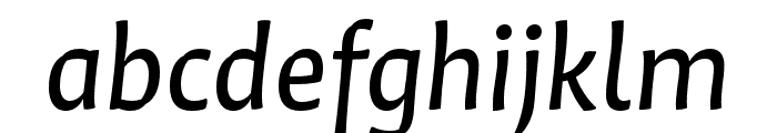 Quiz Italic Font LOWERCASE