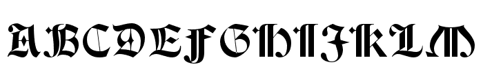 R41 Gotico Regular Font UPPERCASE