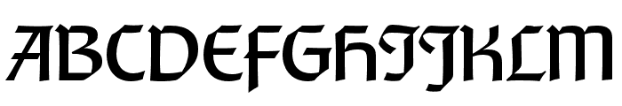 R41 Nova Gotica Regular Font UPPERCASE