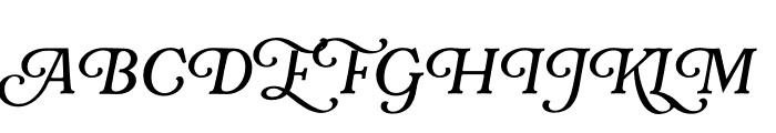 Rafaella Regular Shadow Font UPPERCASE