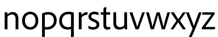 Raritas UltraBold Italic Font LOWERCASE