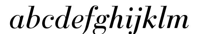 Ratio Modern Italic Font LOWERCASE