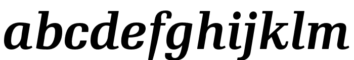 RePublic SemiBold Italic Font LOWERCASE