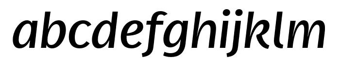 Real Head Pro Semilight Italic Font LOWERCASE