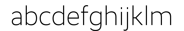 RealistNarrow Light Font LOWERCASE