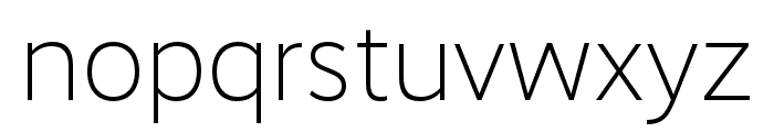 RealistWide Light Font LOWERCASE