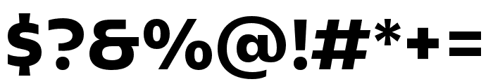 Redonda Compressed Bold Font OTHER CHARS