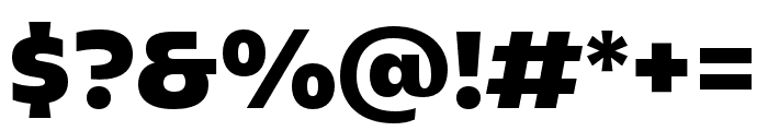Redonda ExtraBold Font OTHER CHARS