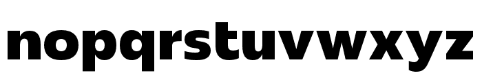 Redonda ExtraBold Font LOWERCASE