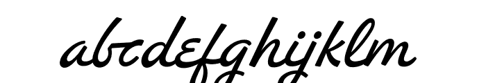 Redondo Ave Regular Font LOWERCASE