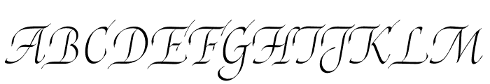 Reed Regular Font UPPERCASE
